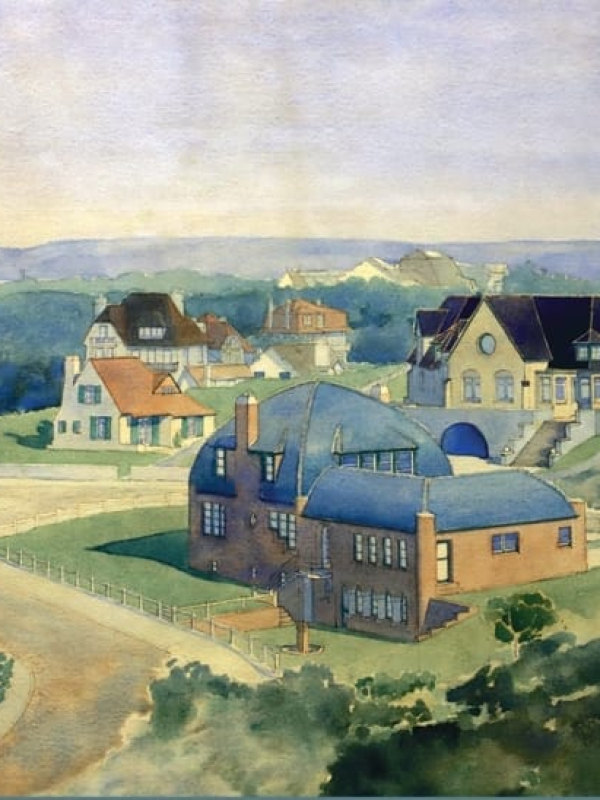 Aquarelle de Louis Quetelart - Coll. Musée du Touquet Paris-Plage - Edouard Champion